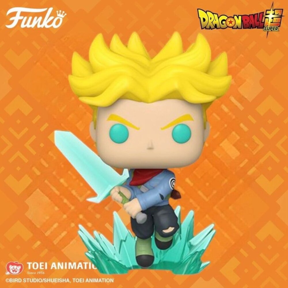 Funko POP! DBS Anime Dragonball Super - Super Saiyan Trunks Figure #1281!
